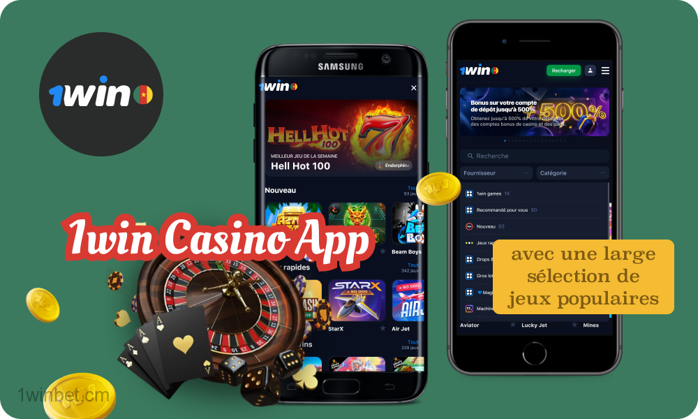 L'application mobile 1win offre aux joueurs un large éventail de jeux de casino en argent réel passionnants