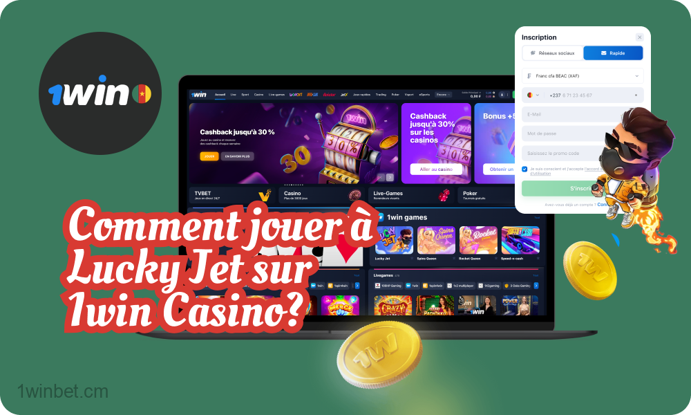 Pour commencer à jouer à Lucky sur le casino 1win, les joueurs camerounais doivent suivre quelques étapes simples
