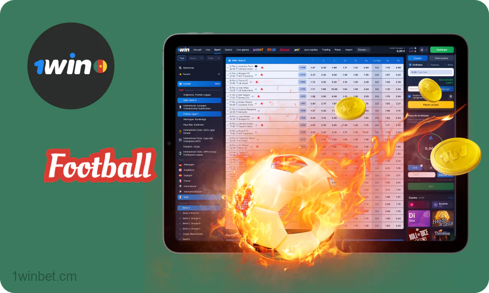 Les amateurs de football au Cameroun apprécient particulièrement le site de paris 1win pour sa capacité à parier sur des événements footballistiques populaires en direct et avant le match