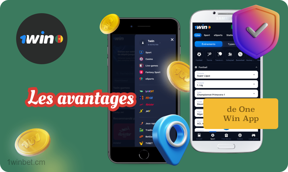 Les parieurs camerounais apprécient particulièrement les avantages de l'application mobile 1win, tels que la facilité de navigation et l'accès rapide aux paris