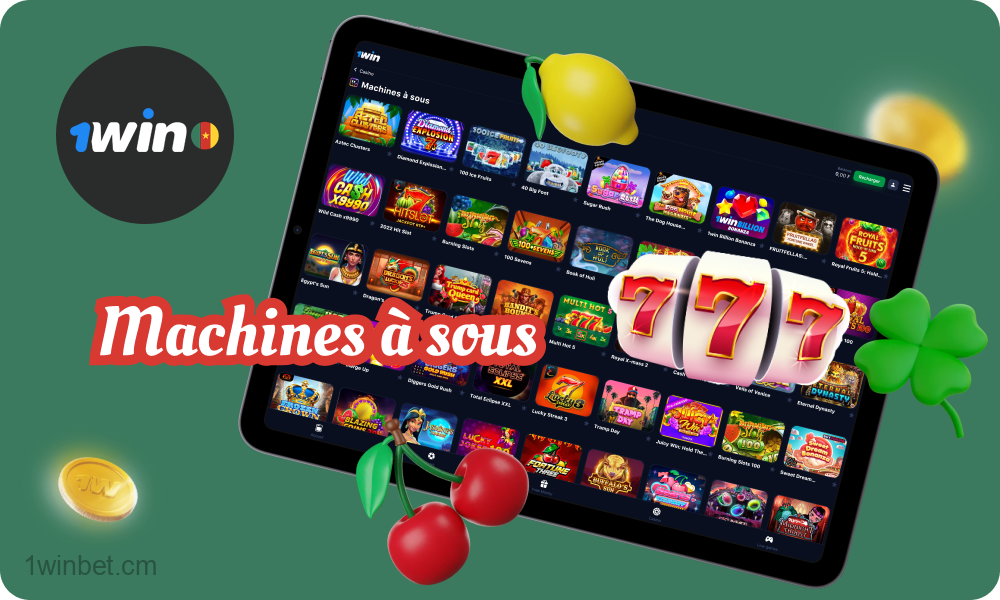 Le casino en ligne 1win propose plus de 8 000 machines à sous disponibles dans différents genres et sous-genres pour le plaisir des utilisateurs camerounais