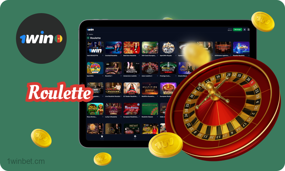 Sur le site Web et l'application mobile 1win Cameroun, les joueurs peuvent profiter de différentes variantes de jeux de roulette