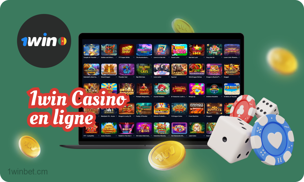 Une large gamme de jeux d'argent est présentée au casino en ligne 1win et est accessible aux joueurs camerounais sur le site et dans l'application mobile