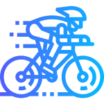 Icône de cyclisme